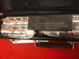 Gemeinhardt 25PA Flute, upgraded head joint with case, unused