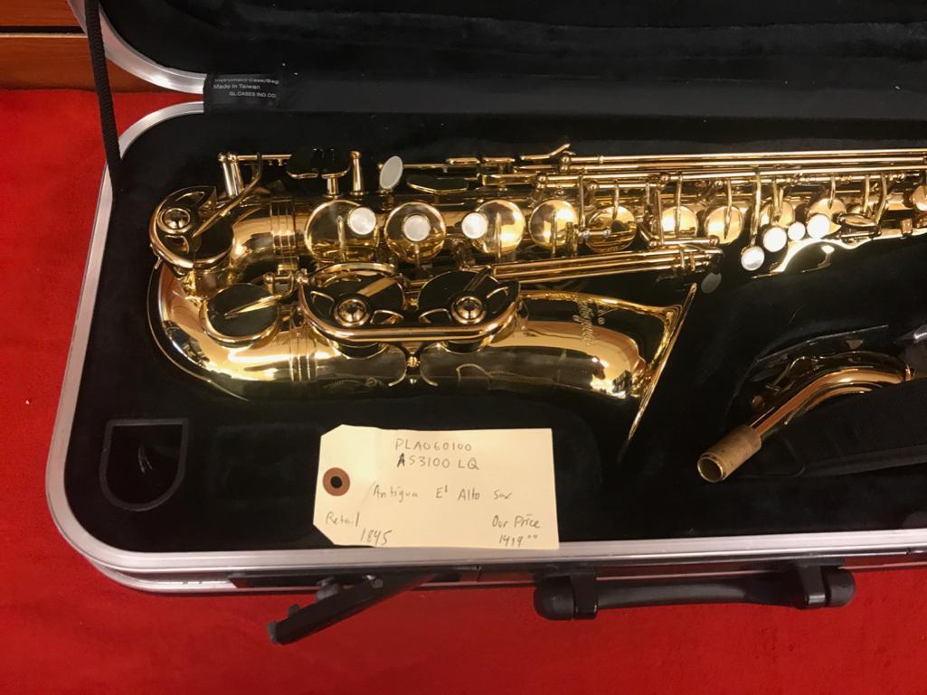 Antiqua E Alto Saxophone with case, AS3100LQ