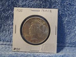 1925 PEACE DOLLAR BU