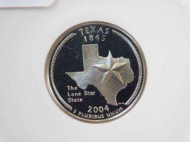 2004S TEXAS STATE QUARTER NGC PF70 ULTRA CAMEO (PERFECT GRADE)