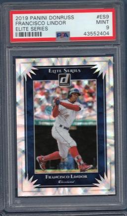 2019 Panini Donruss Francisco Lindor - PSA 9 - Mint