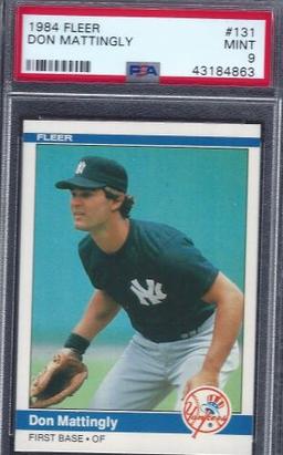 1984 Fleer Don Mattingly - PSA 9 - Mint