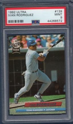 1992 Ultra Ivan Rodriguez - PSA 9 - Mint