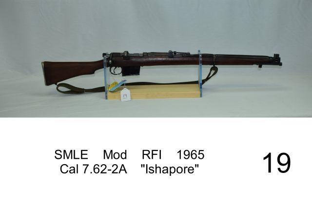 SMLE    Mod    RFI    1965    Cal 7.62-2A    "Ishapore"    SN: 40524    Con