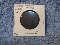 1798 LARGE CENT (1ST. HAIR STYLE) G