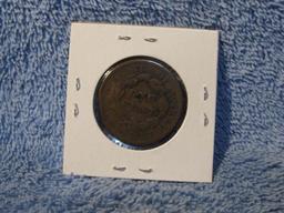 1835 SMALL-8 & STARS LARGE CENT G+