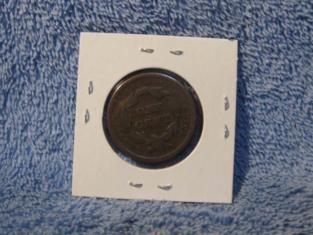 1843 SMALL LETTERS LARGE CENT G