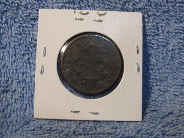 1813 LARGE CENT (CORRODED) F