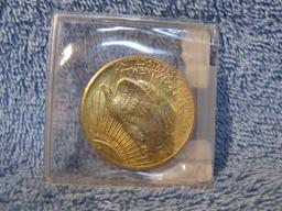 1927 $20. ST. GAUDENS GOLD PIECE BU