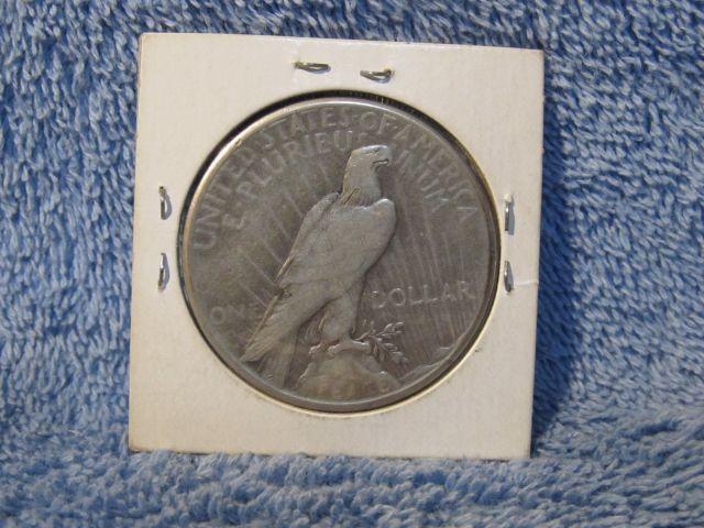 1928 PEACE DOLLAR (OBV. PIN MARKS) VF