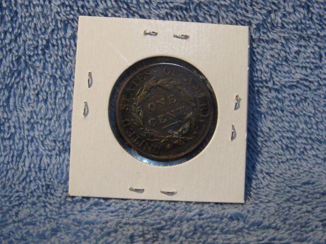 1818 LARGE CENT (CORRODED) F