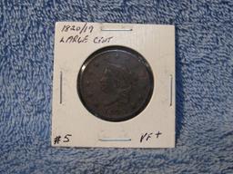 1820/19 LARGE CENT VF+