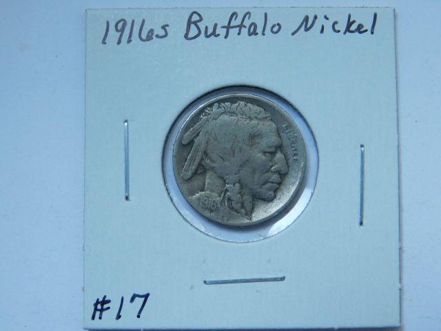 1916S BUFFALO NICKEL (NICE) F