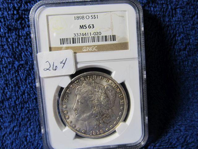 1898O MORGAN DOLLAR NGC MS63