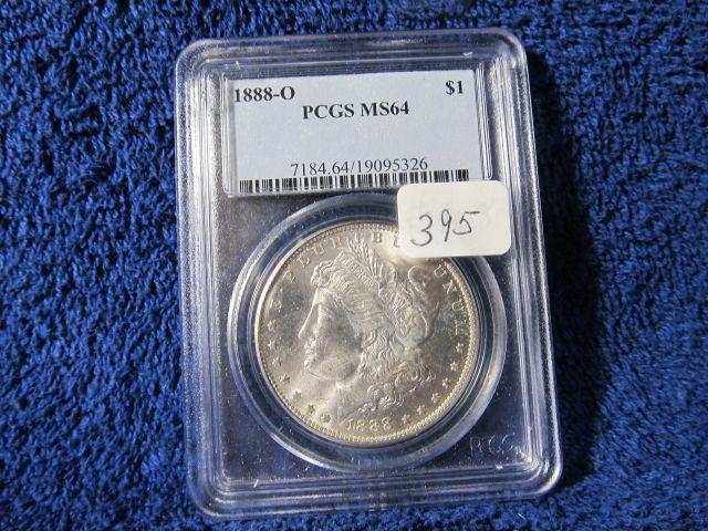 1888O MORGAN DOLLAR PCGS MS64