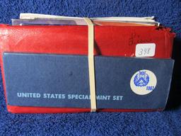 MISC. LOT OF U.S. PROOF & MINT SETS INCL. 1976 3-PIECE SILVER SET