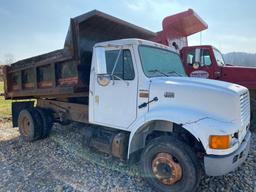 International 4700 T444E dump truck, 119,965 miles