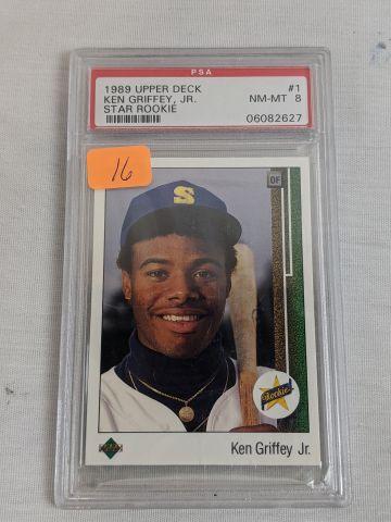 Ken Griffy Jr. '89 Upper Deck PSA, grade 8