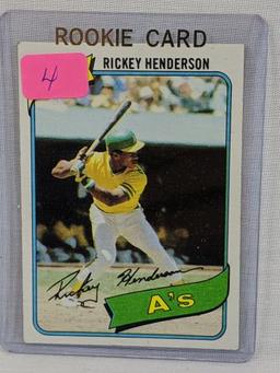 Ricky Henderson '80 Topps rookie