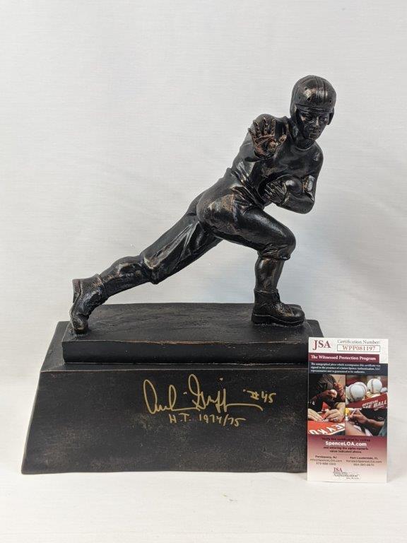 Archie Griffin Heisman Trophy signed, JSA