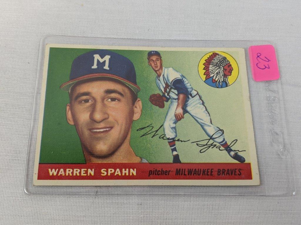 Warren Spahn 1955 Topps