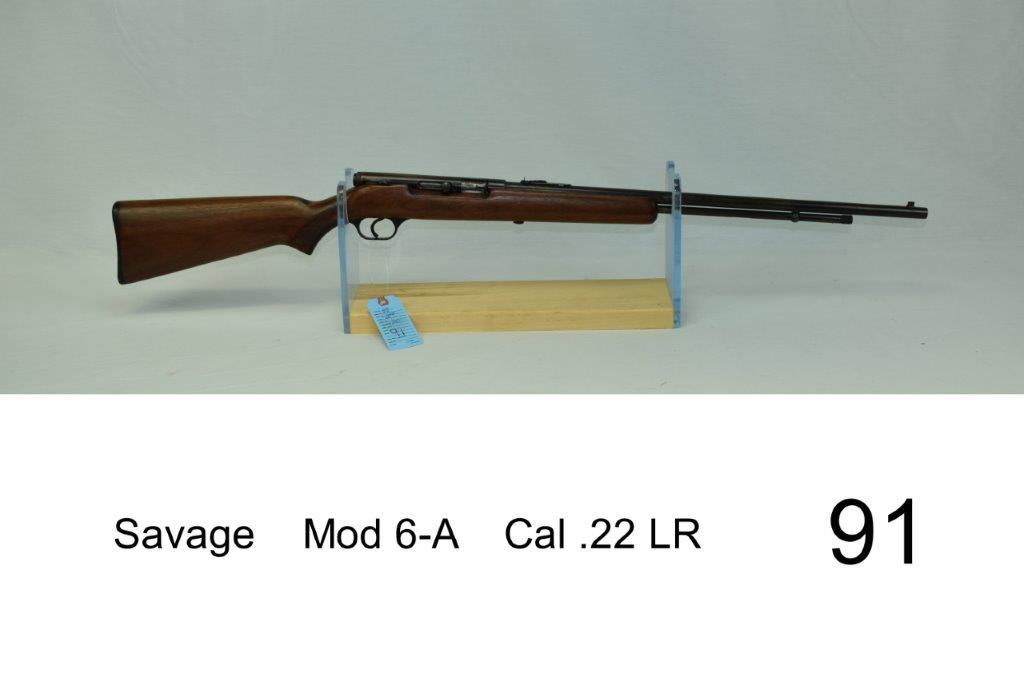Savage    Mod 6-A    Cal .22 LR    "Stock refinished"    Condition: 30%