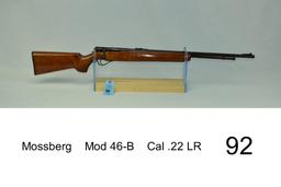 Mossberg    Mod 46-B    Cal .22 LR    Condition: 50%