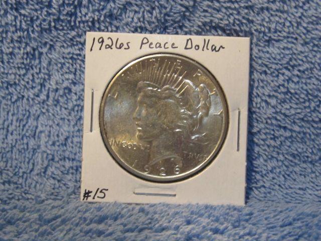 1926S PEACE DOLLAR UNC