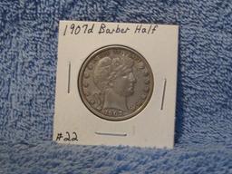 1907D BARBER HALF XF