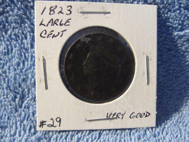 1823 LARGE CENT VG