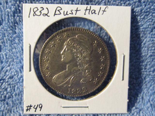 1832 BUST HALF XF