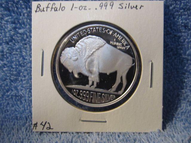 BUFFALO 1-OZ. .999 SILVER ROUND PF