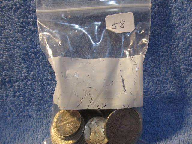 $8.85 IN MIXED U.S. SILVER COINS