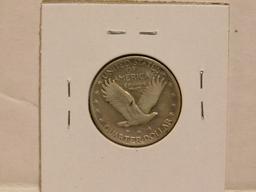 1929D STANDING LIBERTY QUARTER VG