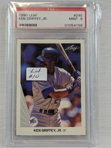 1990 Leaf Ken Griffey Jr Graded PSA 9