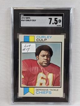 1973 Topps Curley Culp Rookie Graded SGC 7.5