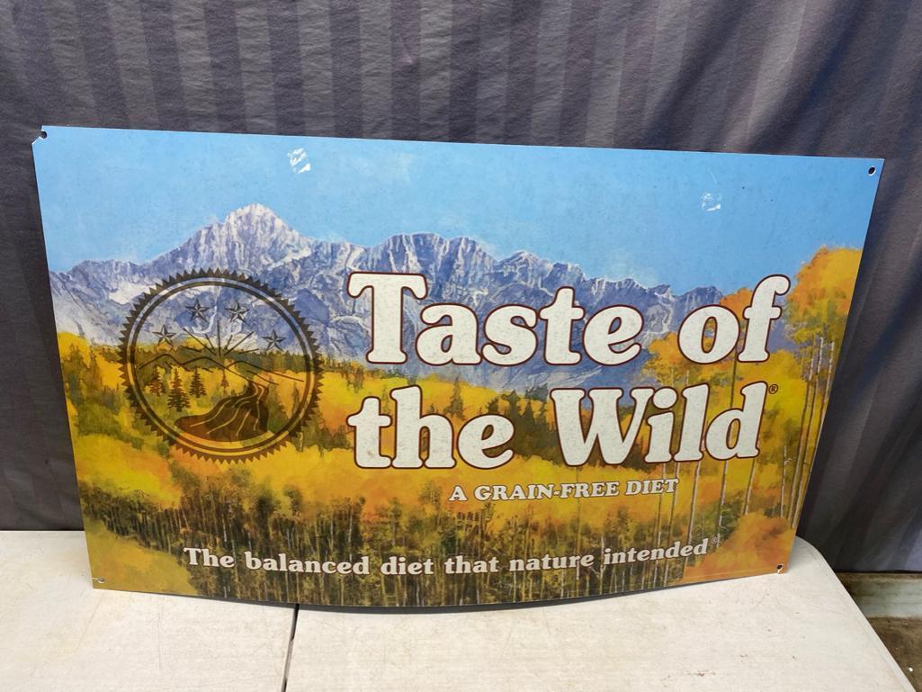 Taste of the Wild Plastic Sign