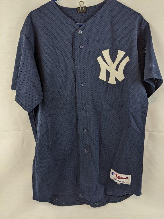 New York Yankees game used jersey, Steiner