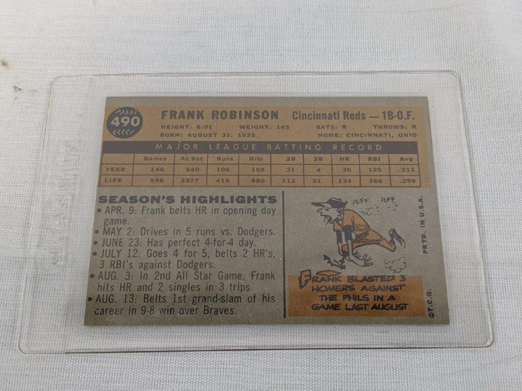Frank Robinson 1960 Topps card