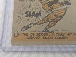 1960 Topps Mickey Mantle, card # 563, crease on bottom right