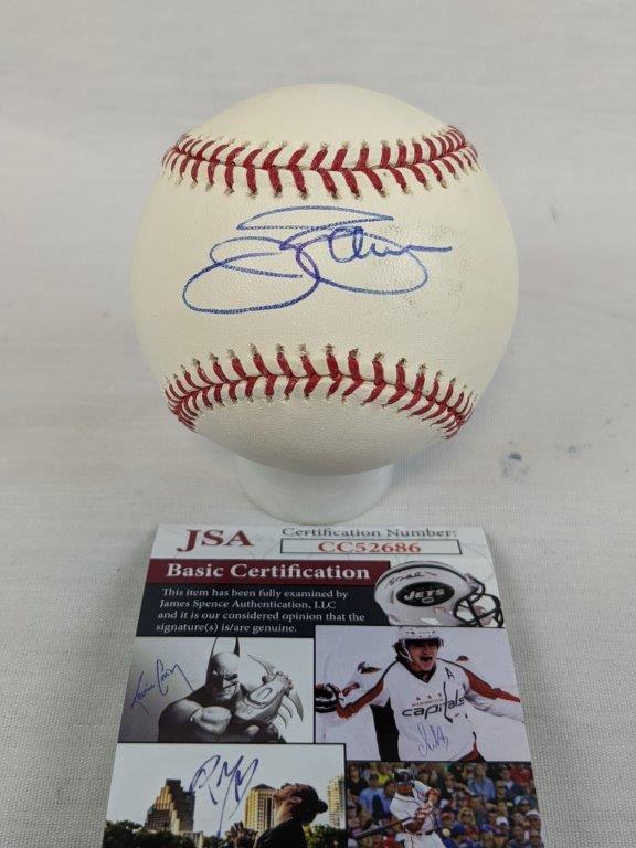 Jim Palmer signed baseball, JSA blue ink sweet spot