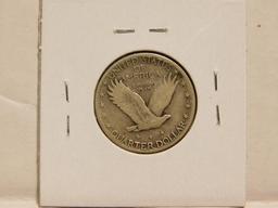 1928S STANDING LIBERTY QUARTER VF