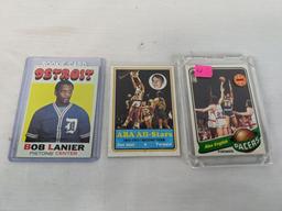 Vintage basketball lot of 3 including Rookies