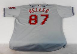 2002 Cleveland Indians Dave Keller Game-Used Jersey