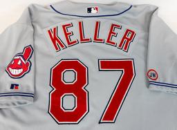 2002 Cleveland Indians Dave Keller Game-Used Jersey