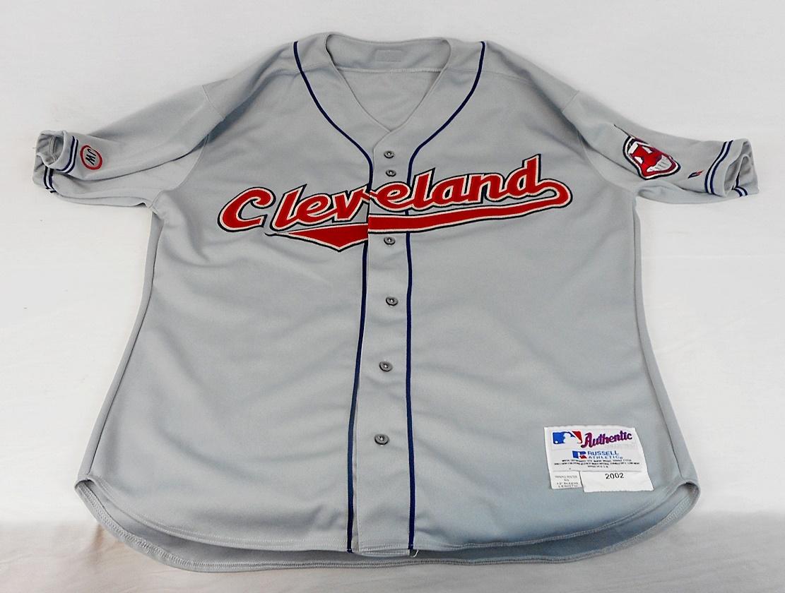 2002 Cleveland Indians Dave Keller Game-Used Jersey