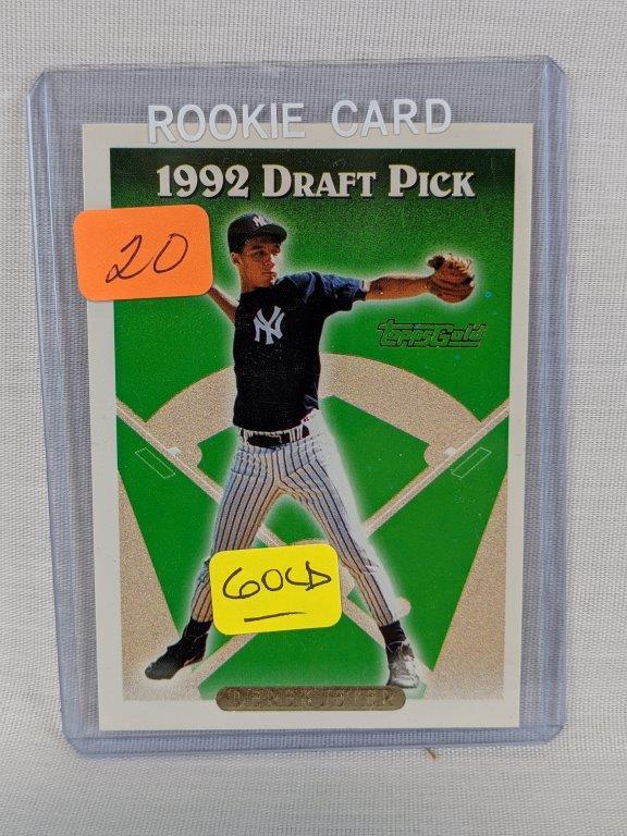 Derek Jeter 1992 Topps GOLD card, MT