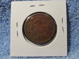 1852 LARGE CENT F