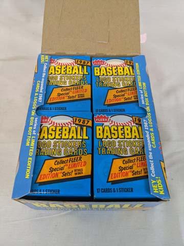 1987 Fleer baseball unopened box