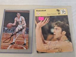 Boston Celtics stars: Dave Cowens, John Havlickek, signed JSA